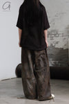 AVIVA JIFEI XUE Waxed Parachute Pants SS23-WPP-MTBR
